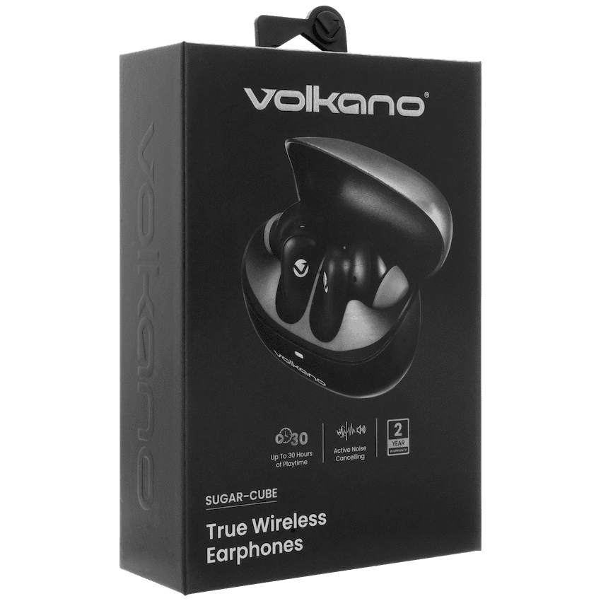 Volkano Sugar-Cube Active Noise Cancelling True Wireless Earphones