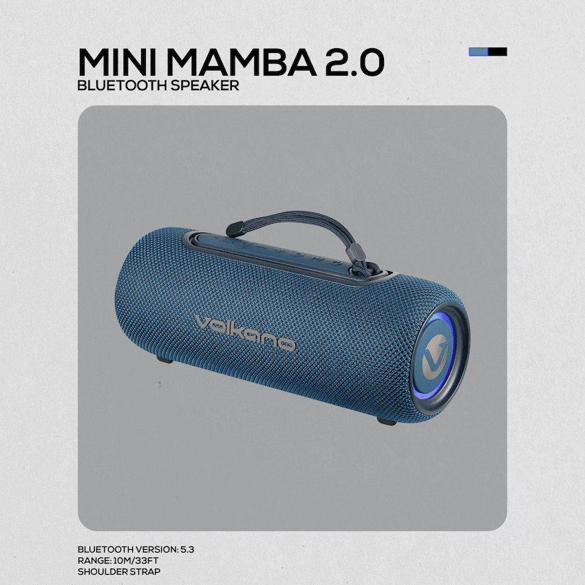 Volkano Mini Mamba 2.0 Series Bluetooth Speaker