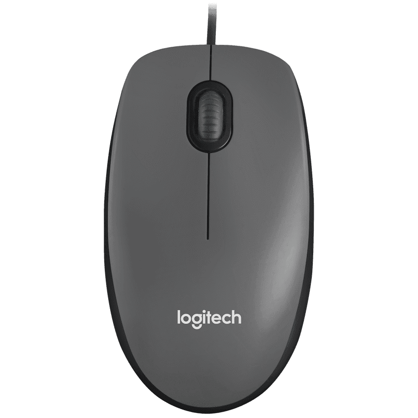 Logitech(R) M90 Wired Mouse - Grey