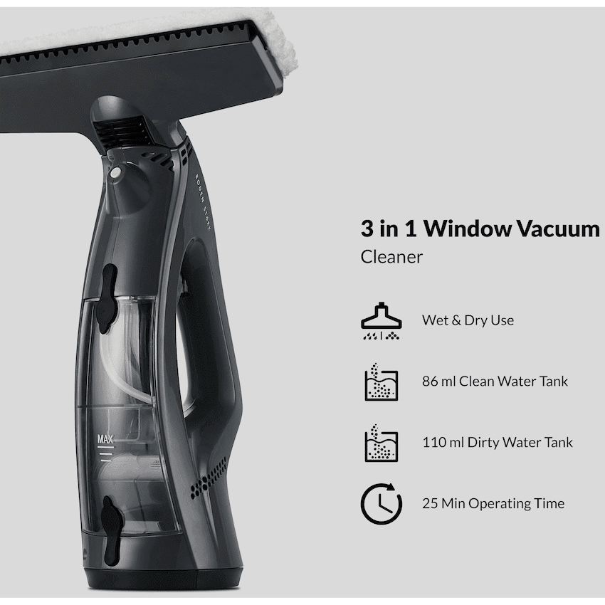 Boden Stark 3-in-1 Window Vacuum Cleaner