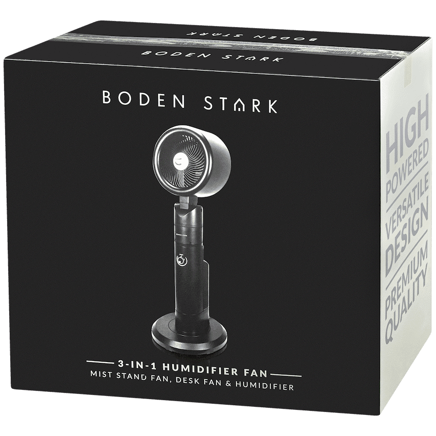 BODEN STARK - FAN HUMIDIFIER 3 IN 1