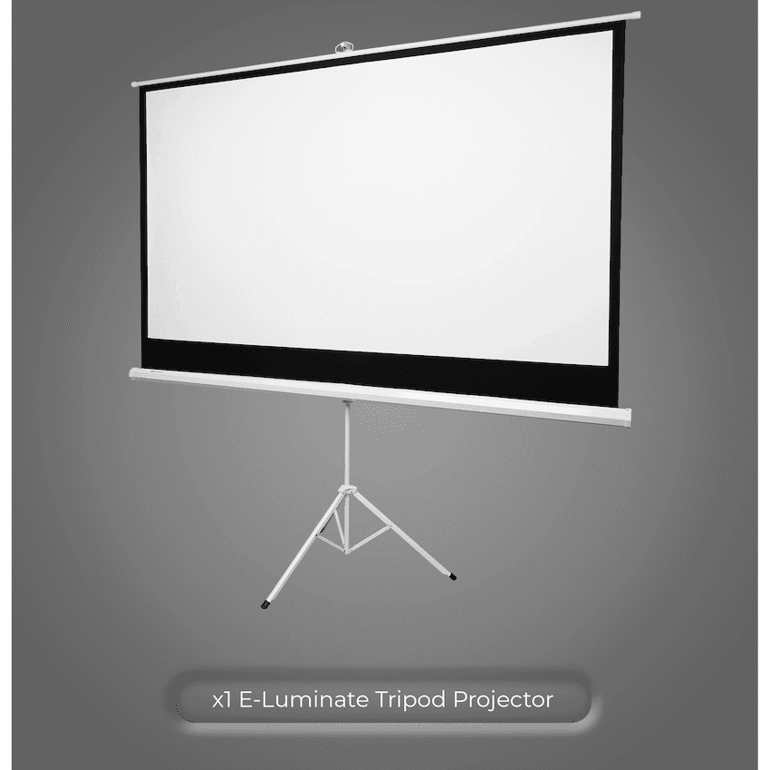 Connex E-Luminate Tripod Projector Screen 100'' - 16:9