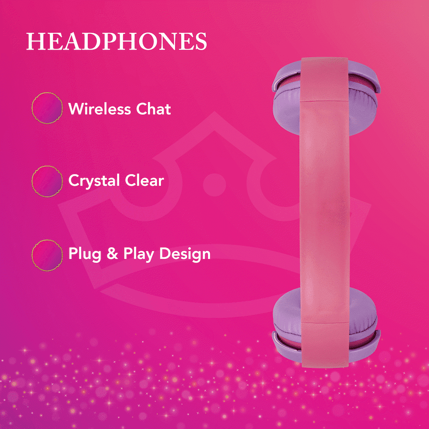 Disney Princess Bluetooth Wireless Stereo Headphones