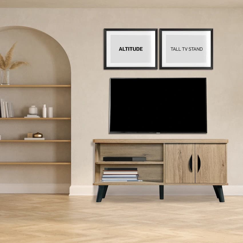 Everfurn Altitude Tall TV Stand
