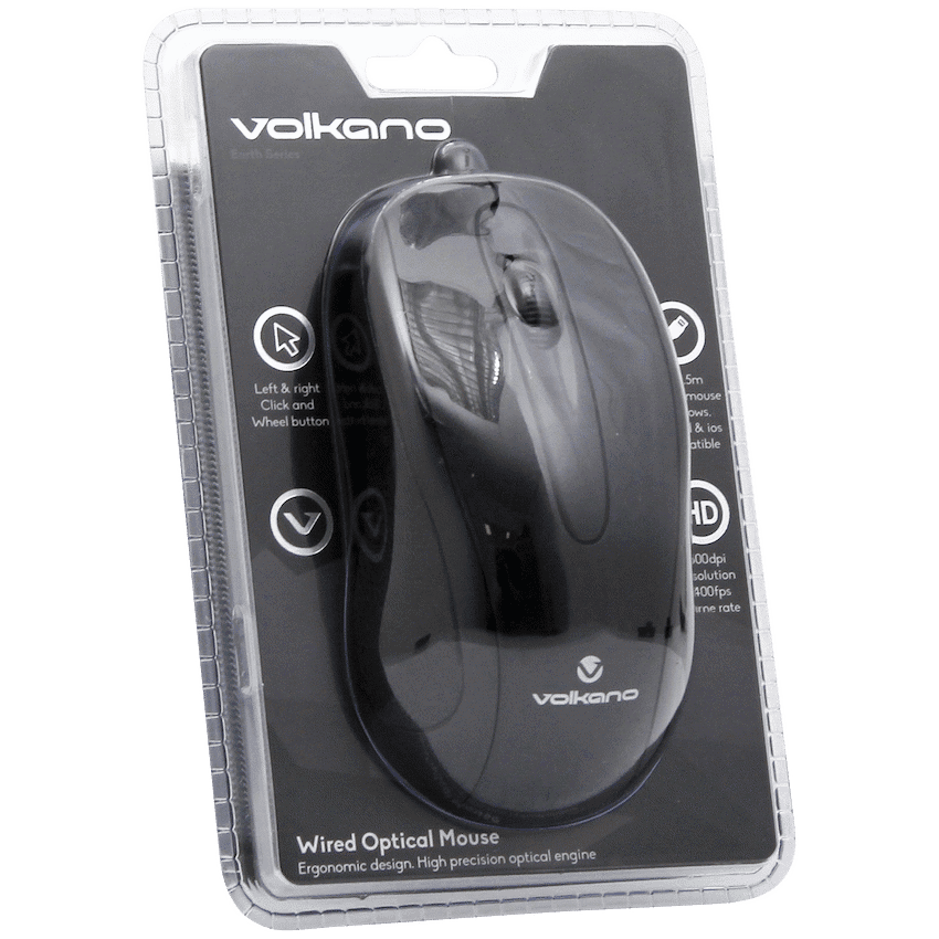 Volkano Earth Series Wired Mouse