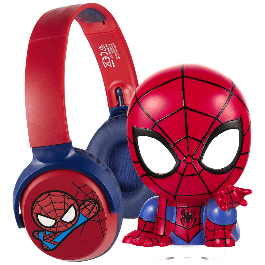 Spider-Man Soft Touch Light with Bluetooth Headphone Combo