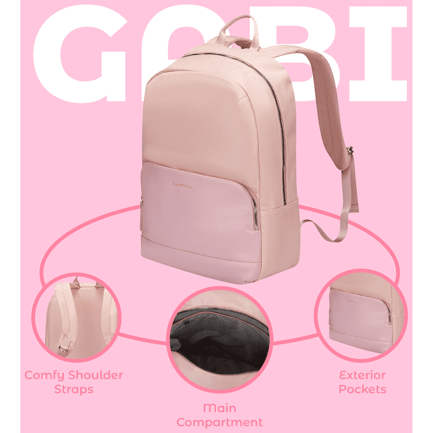 SupaNova Gabi 15.6" Laptop Backpack - Pink