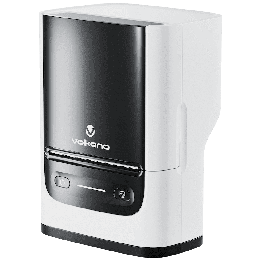 Volkano LabelPro Duo Series Thermal Dual Size Label Printer - Black and White
