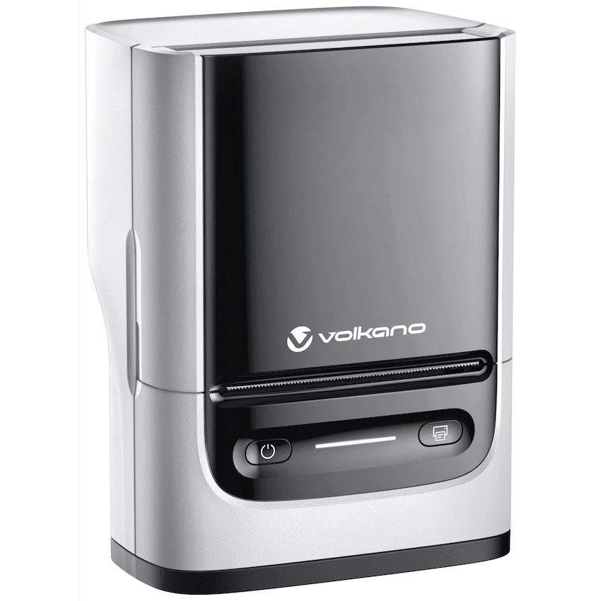 Volkano LabelPro Duo Series Thermal Dual Size Label Printer - Black and White