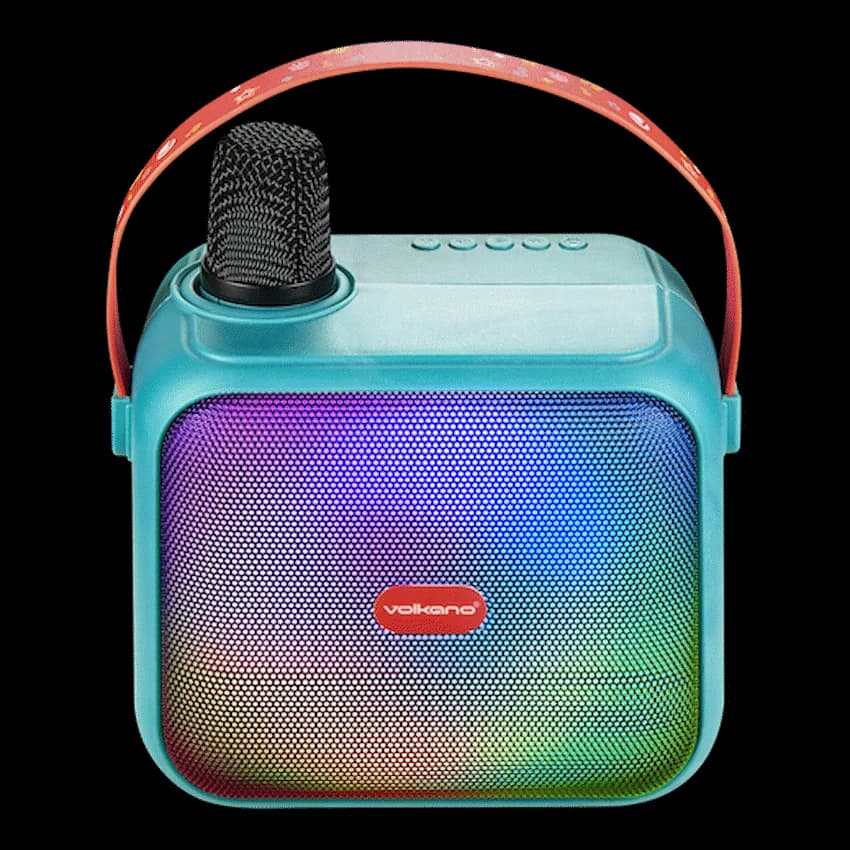 Volkano Kids SongSeeker Bluetooth Karaoke Machine with Wireless BT Microphone
