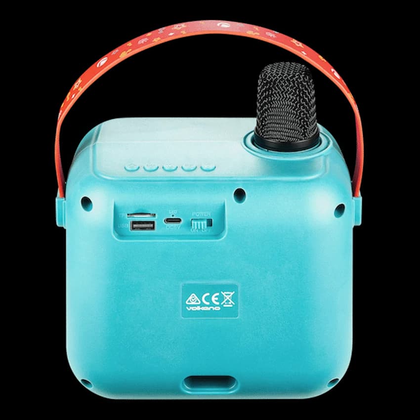 Volkano Kids SongSeeker Bluetooth Karaoke Machine with Wireless BT Microphone
