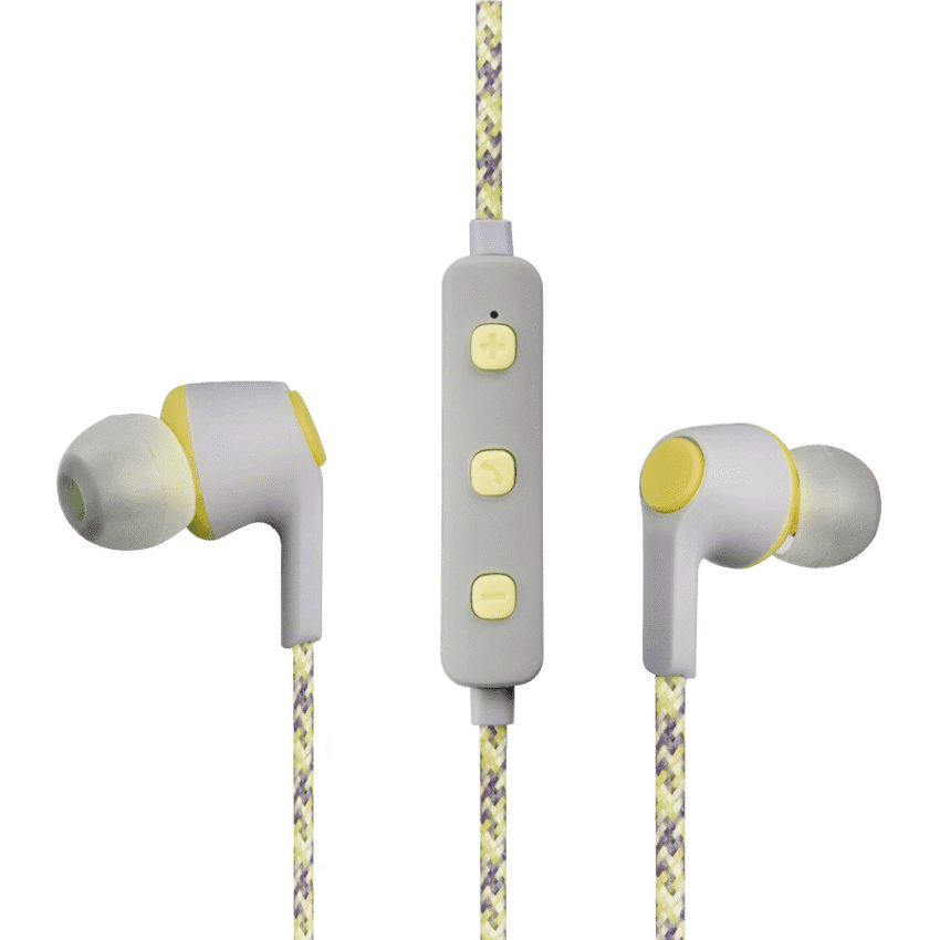 Volkano Moda - Nylon Bluetooth Earphones with Carry Case - YL