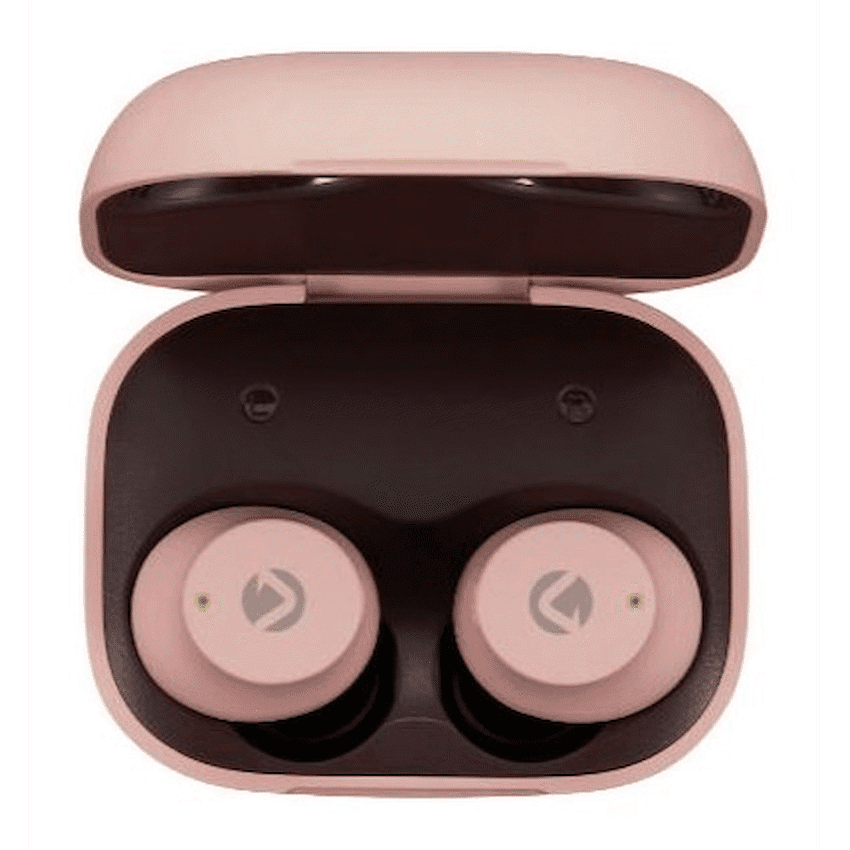 Volkano Taurus Series 2.0 True Wireless Earphones with Charging Case - Pink
