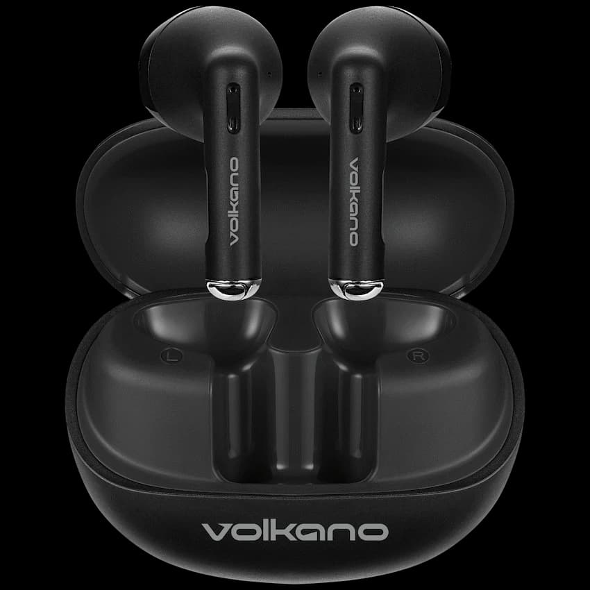 Volkano Buds X3 TWS Earphones with ENC - Black
