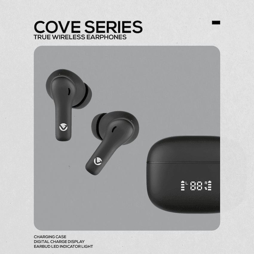Volkano Cove Series True Wireless Earphone with Charging Case