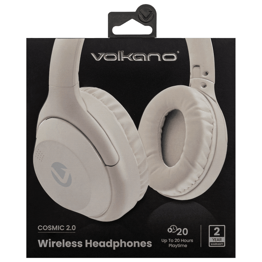 Volkano Cosmic 2 Series Bluetooth Headphone - Nude
