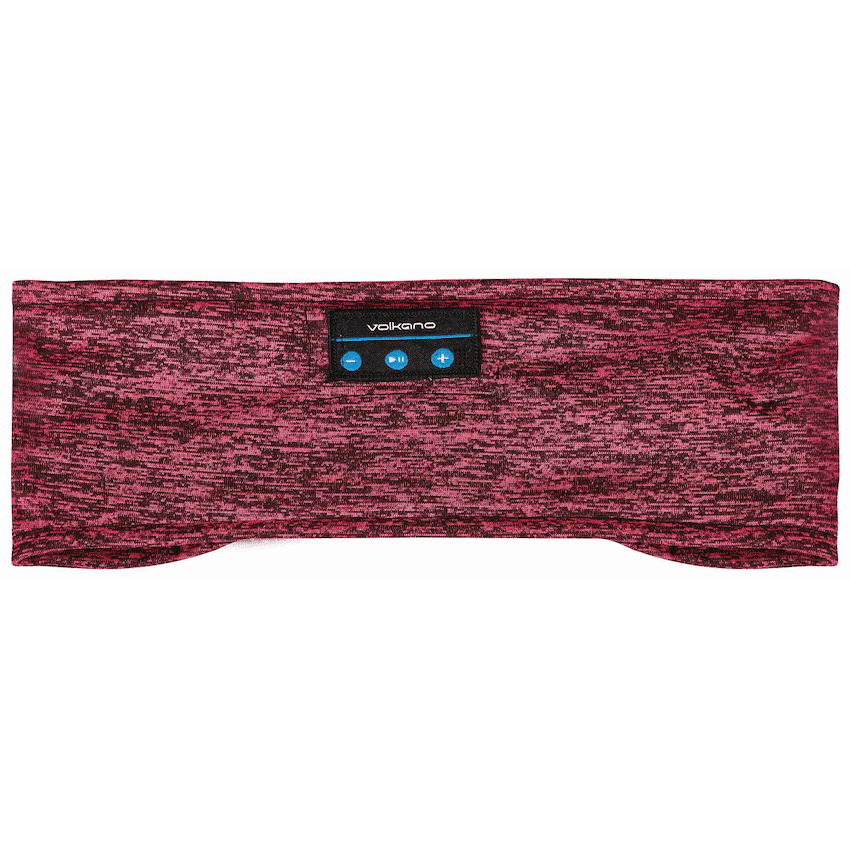 Volkano Lucid Series Bluetooth Headband Headphones - Red