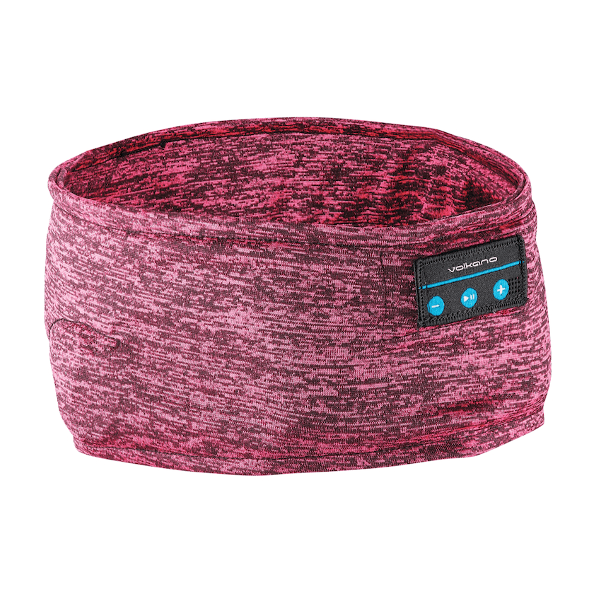 Volkano Lucid Series Bluetooth Headband Headphones - Red