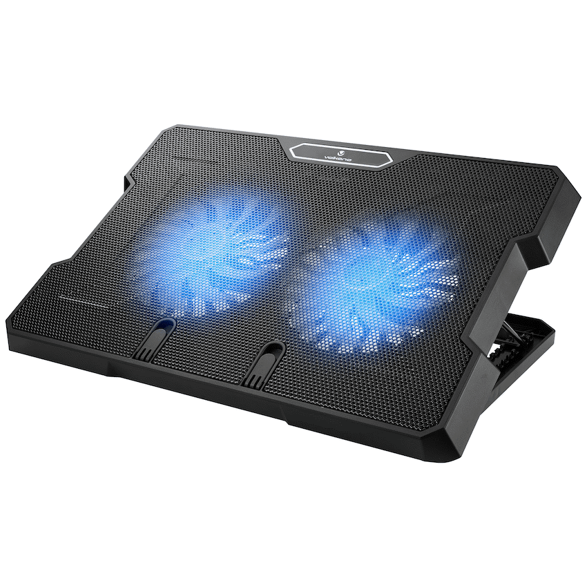 Volkano Crisp Series Upright 45-Degree Cooling Pad - Dual Fan