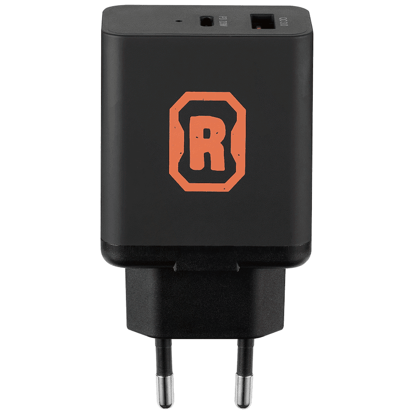 Rugged by Volkano Dual USB Wall Charger with QC3.0 and PD