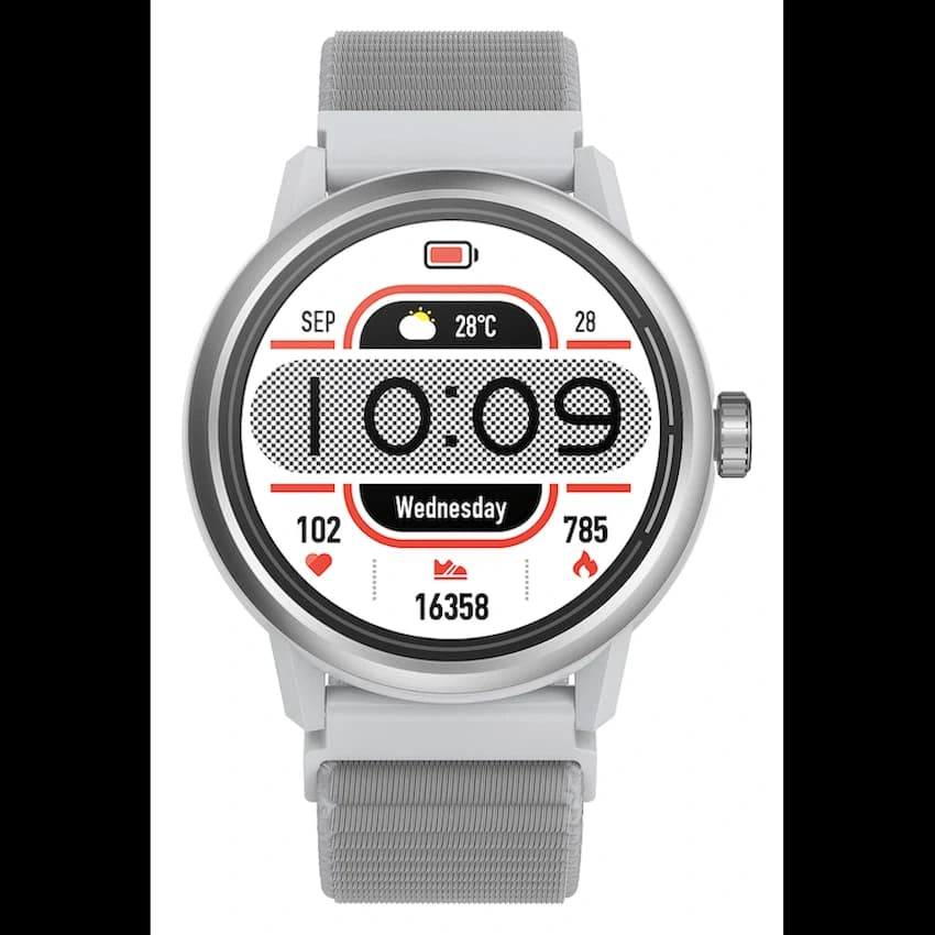 Volkano Tide Series Waterproof Smart Watch - Silver