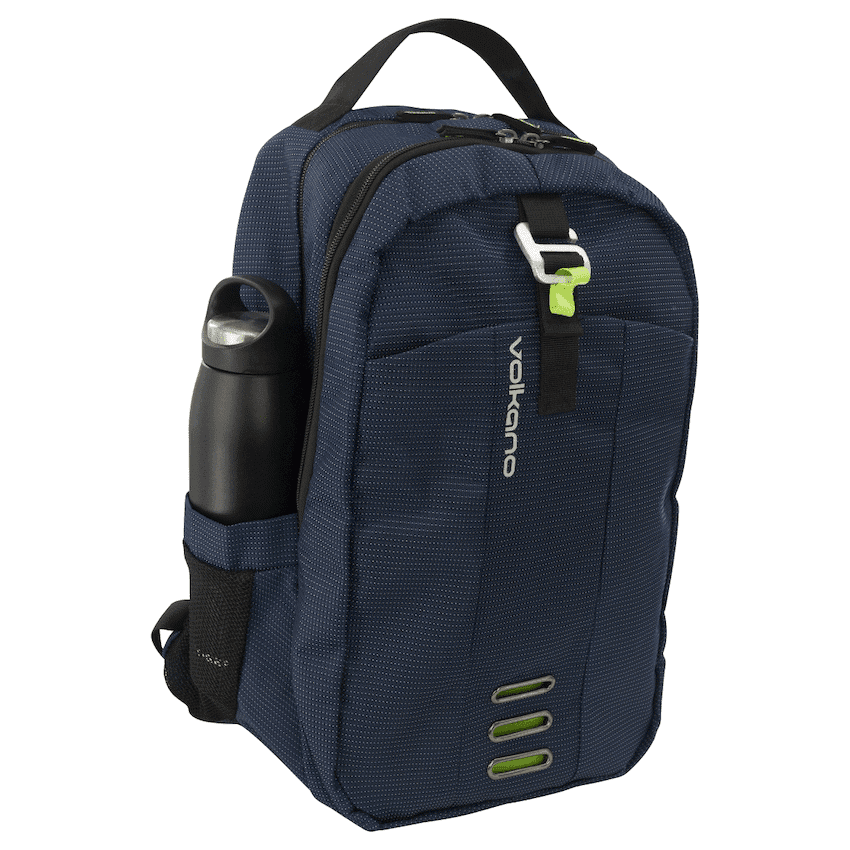 Volkano Latitude Laptop Backpack - Navy/Lime