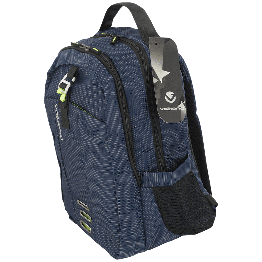 Volkano Latitude Laptop Backpack - Navy/Lime