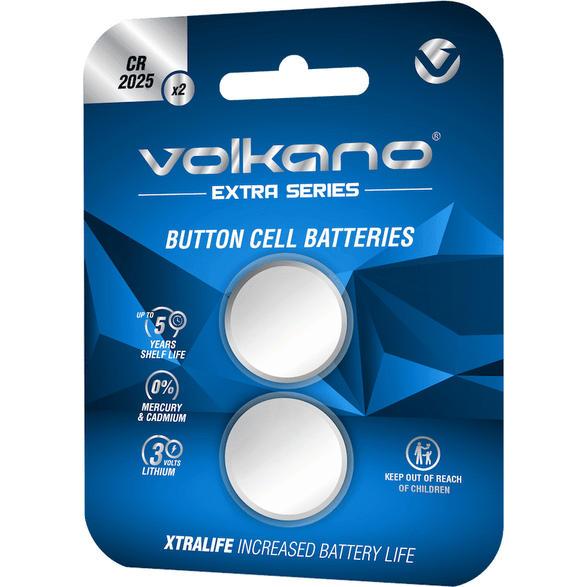 Volkano Extra Series CR2025 Pack of 2 Batteries
