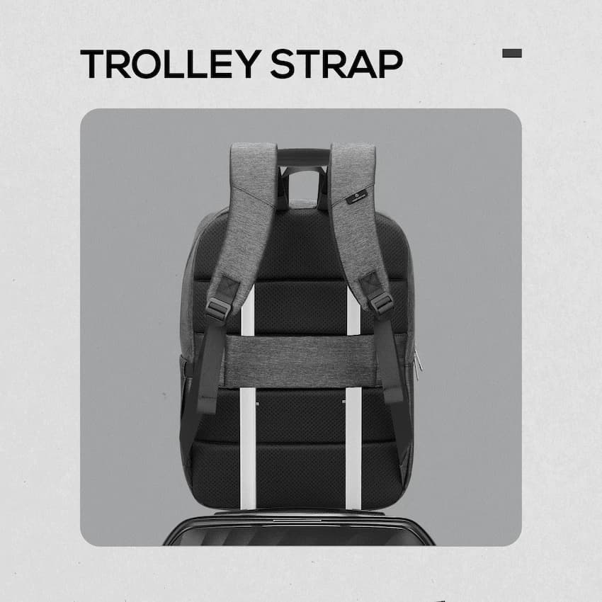 Volkano Pulse 15.6" Laptop Backpack - Charcoal