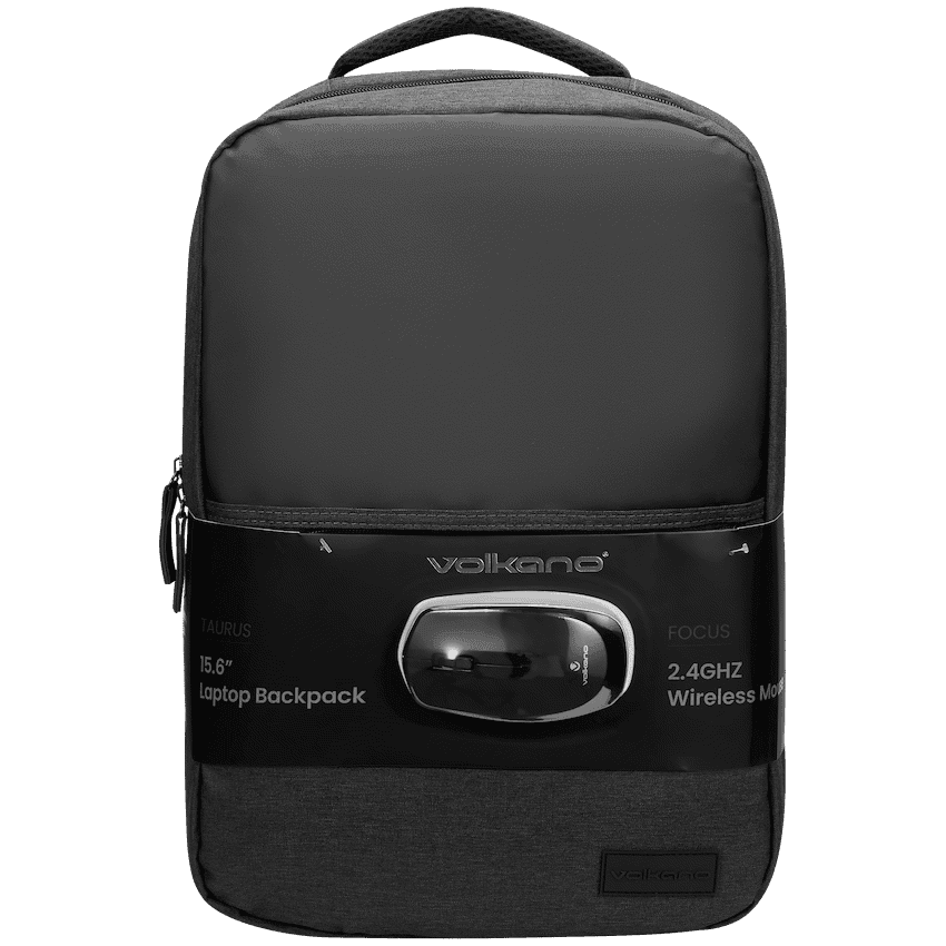 Volkano Taurus 15.6" Backpack & Mouse combo