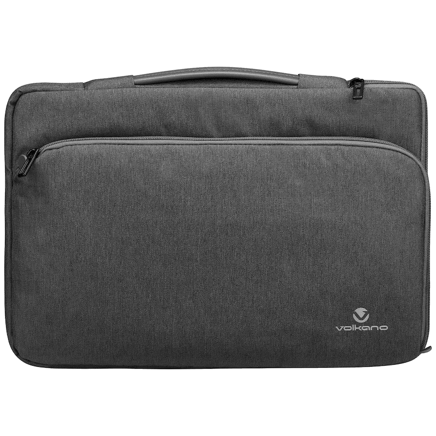 Volkano Deluxe 15.6" Laptop Sleeve - Charcoal