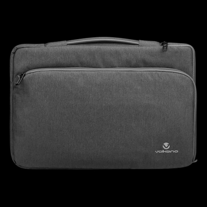 Volkano Deluxe 15.6" Laptop Sleeve - Charcoal