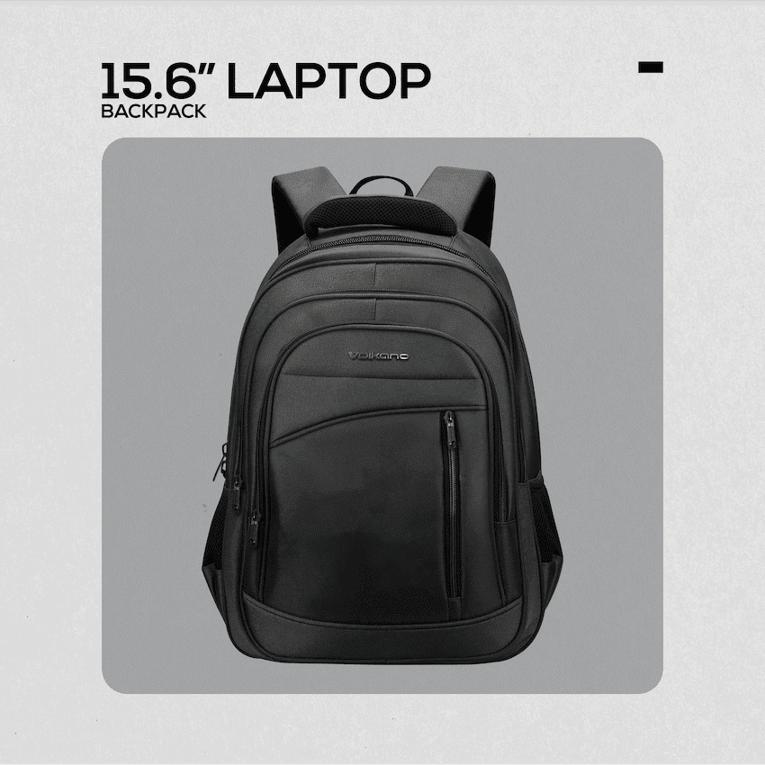 Volkano Spectre 15.6" Laptop Backpack - Black