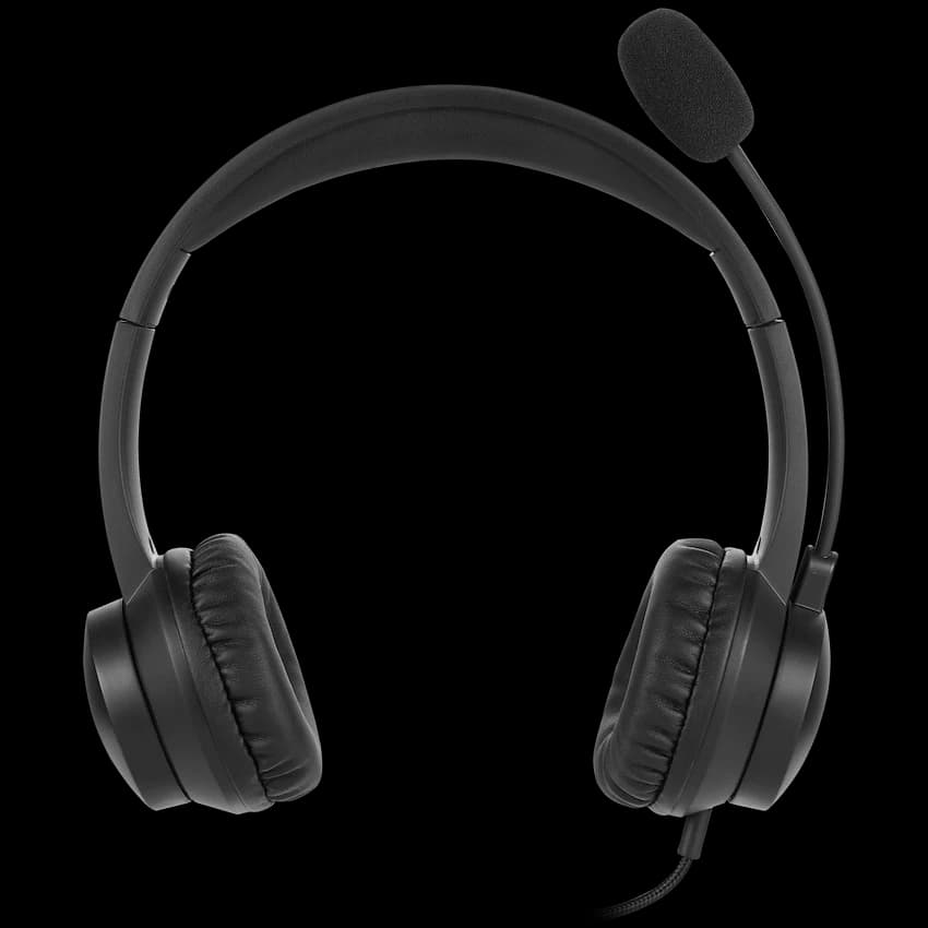VolkanoX Chat Mk2 Series Wired USB Headset - Graphite