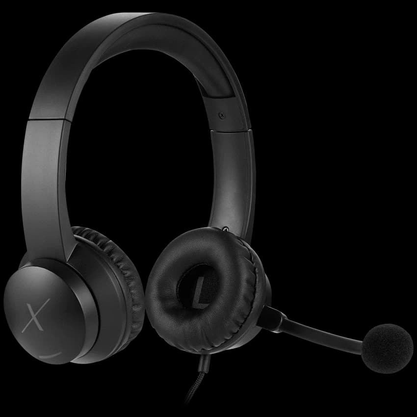 VolkanoX Chat Mk2 Series Wired USB Headset - Graphite