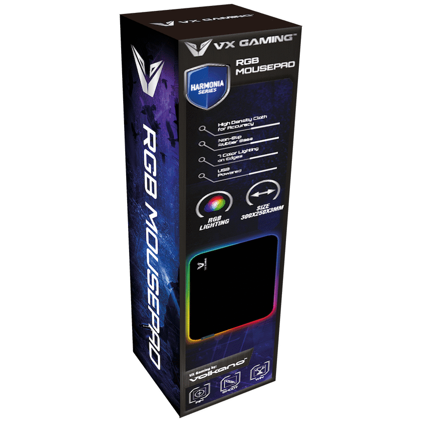 VX Gaming Harmonia RGB Mouse Pad 300x250x3mm