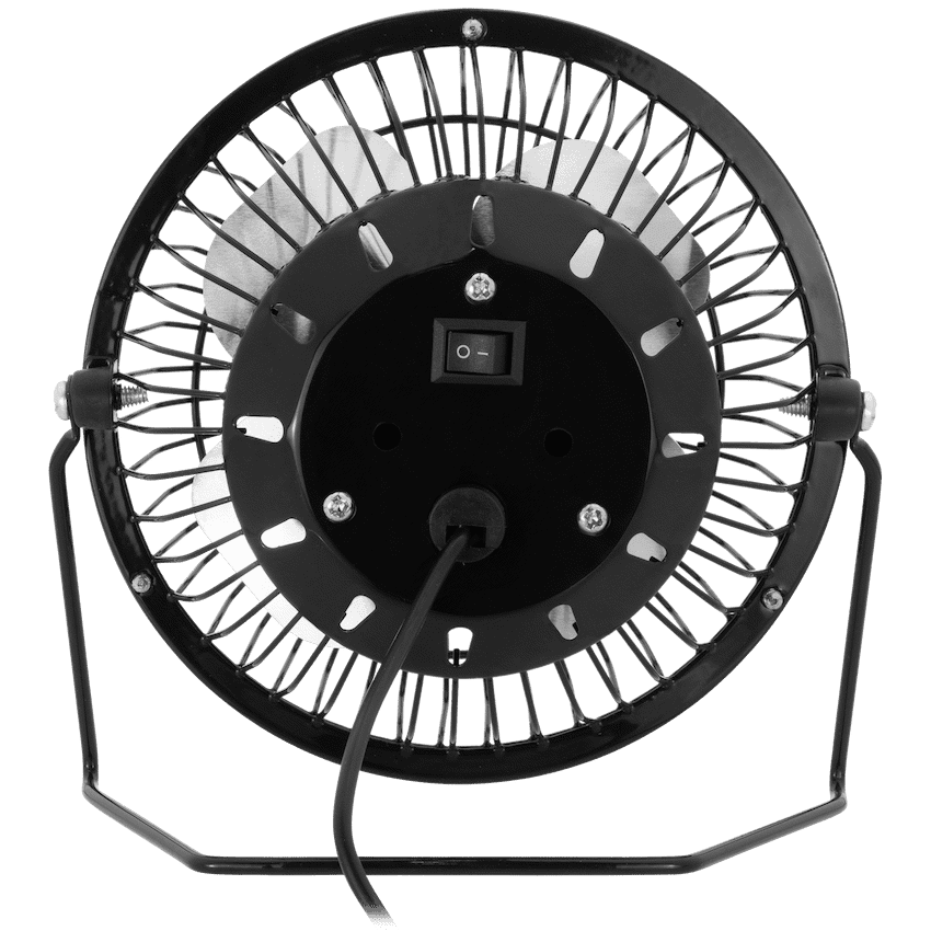 ZEN Cool Series 4" Mini Desk Fan - Black