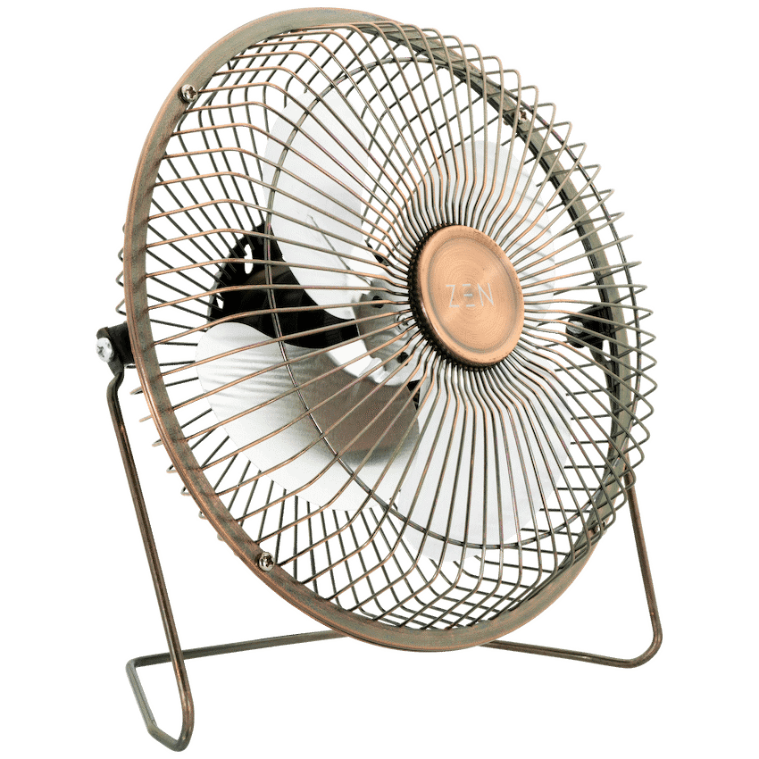Zen Cool Series 6in Desk Fan - Copper