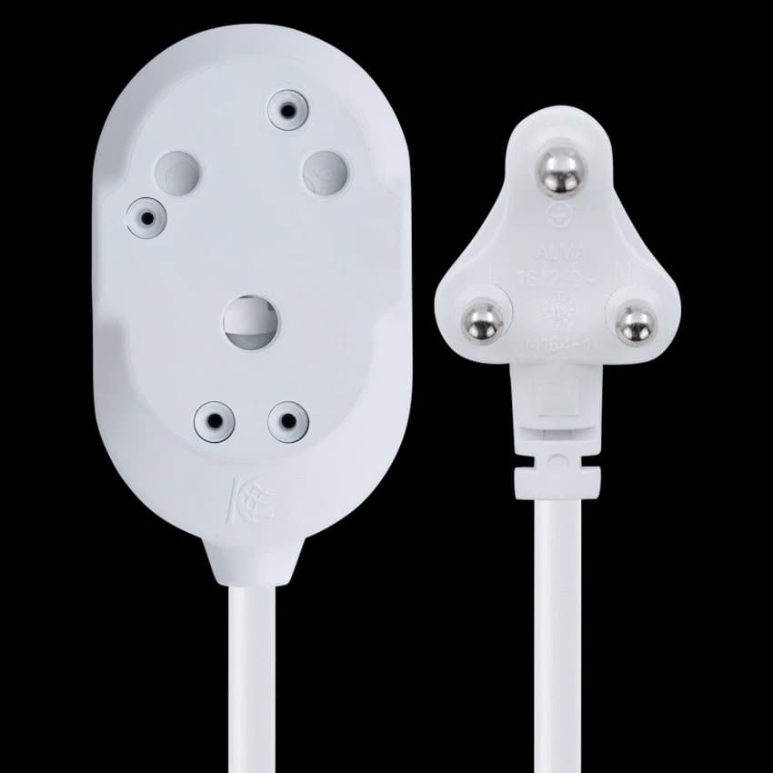 SWITCHED LIGHT DUTY Back To Back(BTB) EXTENSION LEADS 10M