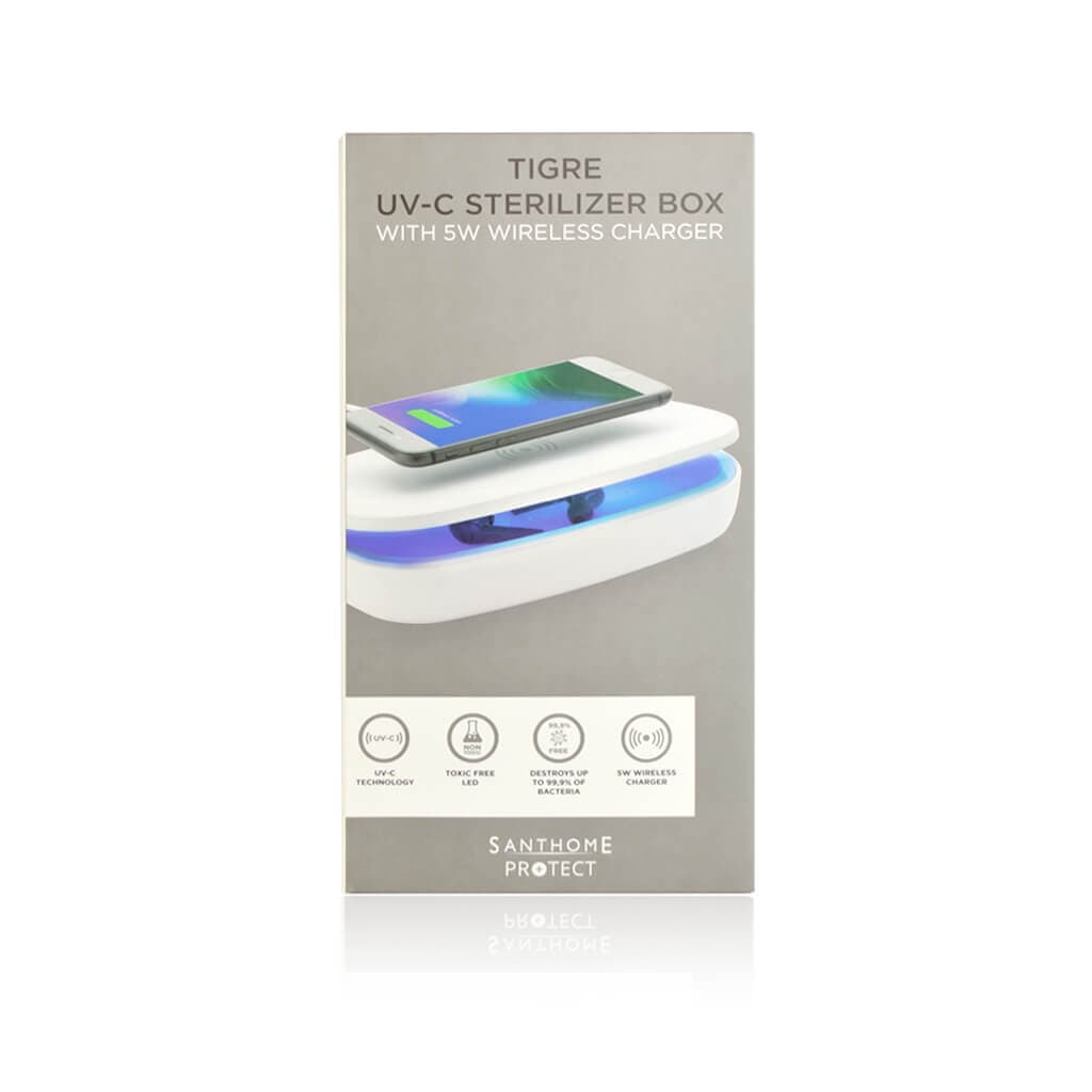 TIGRE - SANTHOME UV-C Sterilization Box with 5W Wireless Charger