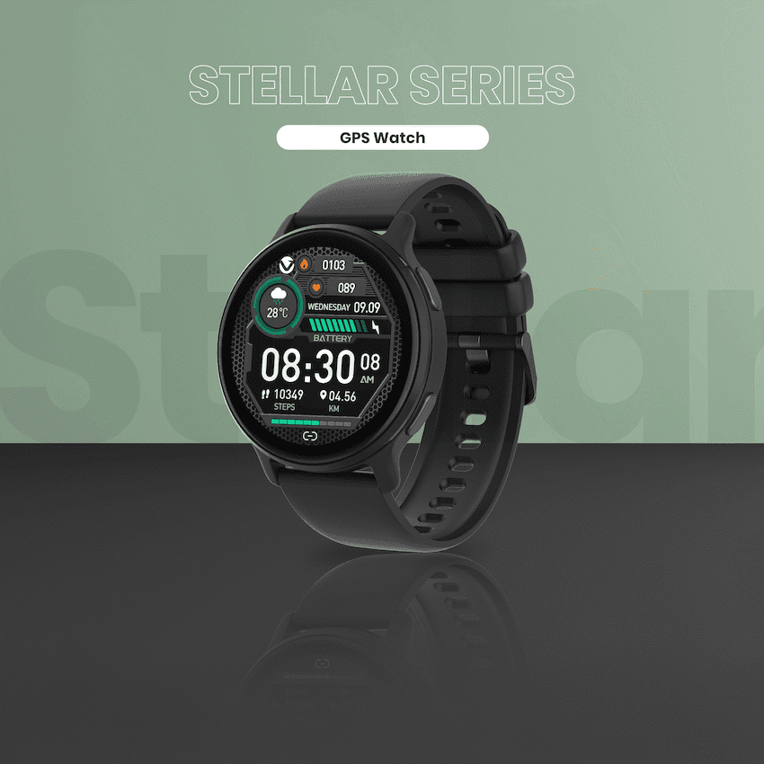 Volkano Stellar Series GPS Watch - Black
