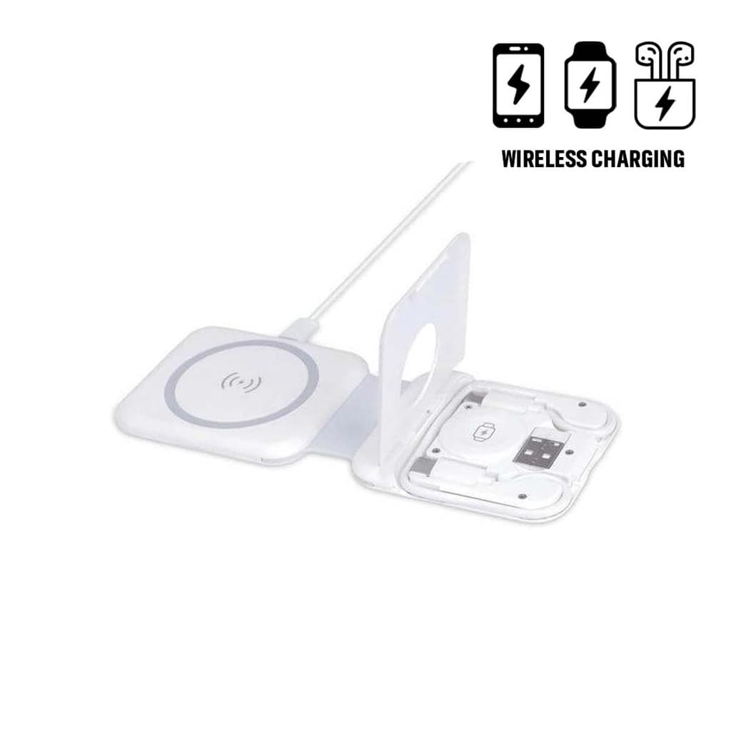 TURIN - @memorii Foldable Wireless Charger and Multicable Set