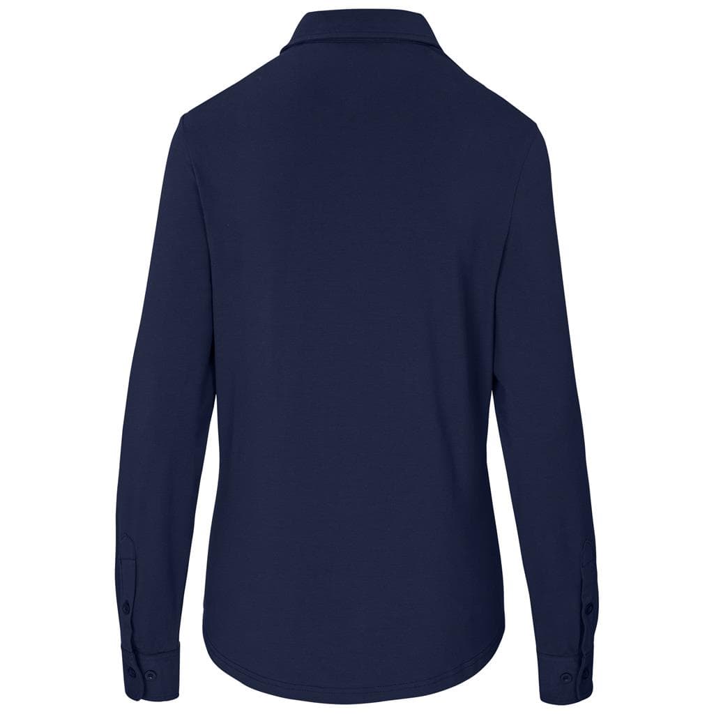 Ladies Long Sleeve Alex Varga Cronus Knitted Shirt thumbnail 13