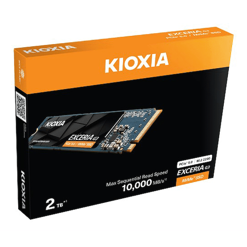 KIOXIA EXCERIA G3 NVMe Series/PCIE 5/M.2 2280 2000GB (10,000/9,600) / 1.6M