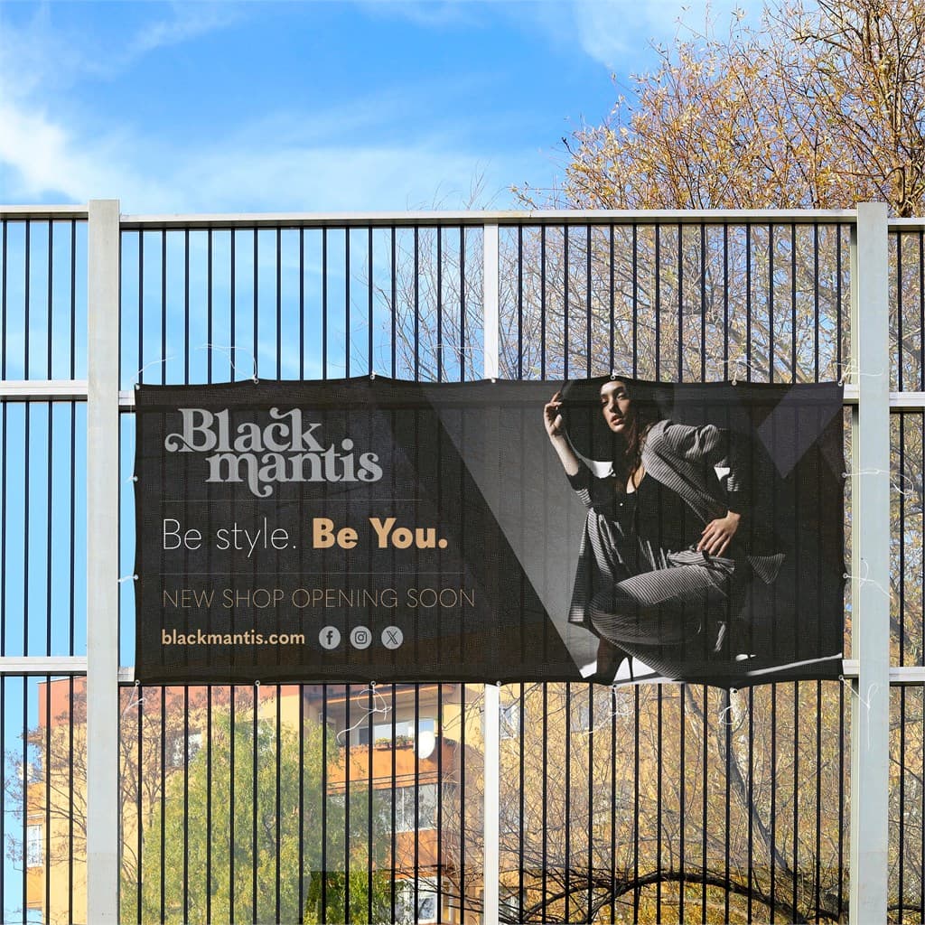 Sublimated Airtex Fabric Fence Banner 3 m x 1.2m thumbnail 4