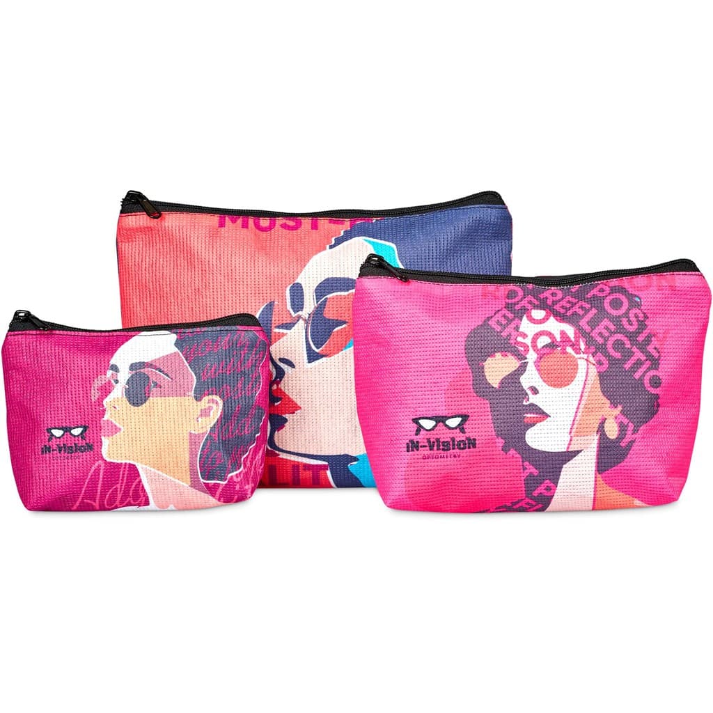 Hoppla Leanne Recycled PET Stitch-Bond Midi Toiletry Bag thumbnail 3