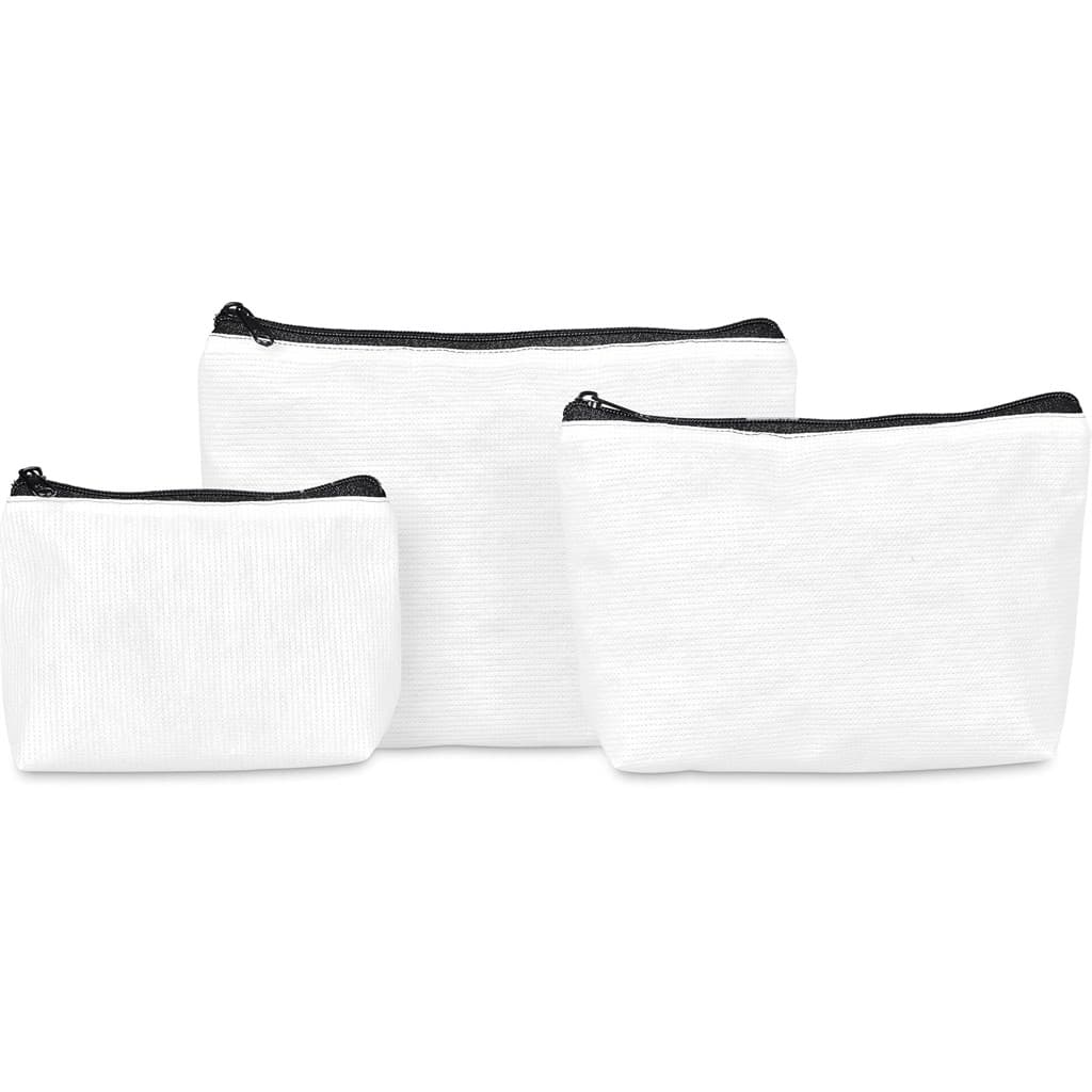 Hoppla Leanne Recycled PET Stitch-Bond Maxi Toiletry Bag thumbnail 2
