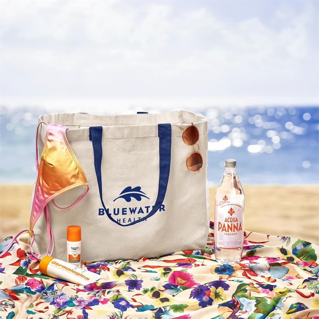 Kooshty Barbados Large Cotton Beach Bag thumbnail 4