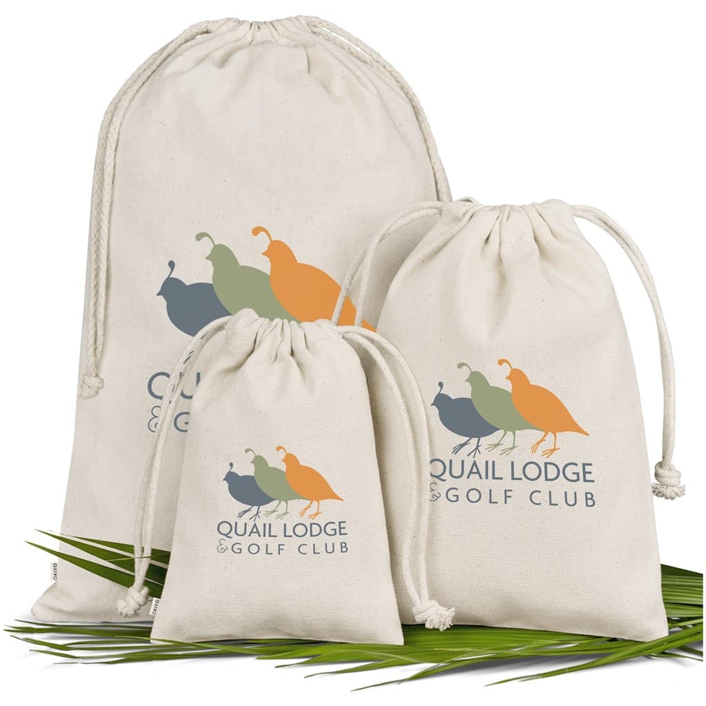 Okiyo Chikara Maxi Cotton Drawstring Pouch thumbnail 3