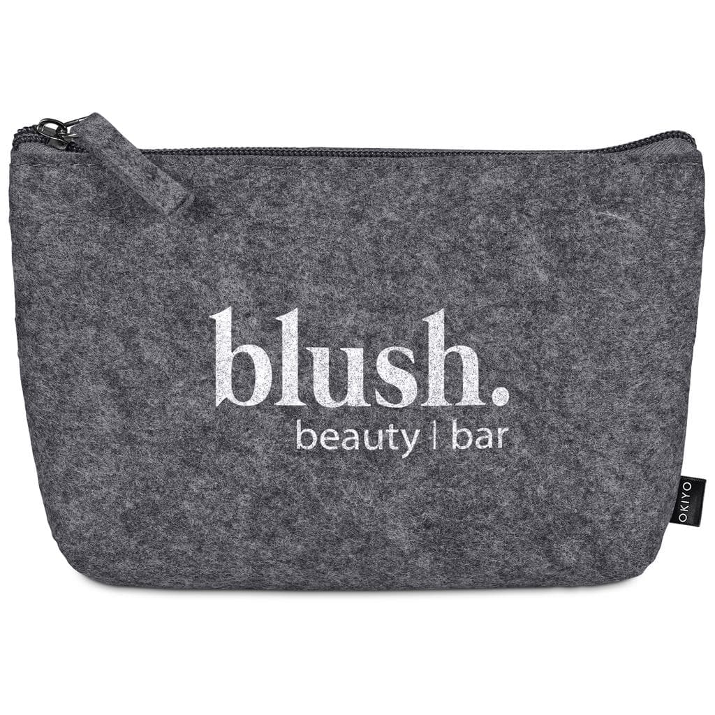 Okiyo Kesho Recycled PET Felt Mini Cosmetic Bag thumbnail 8